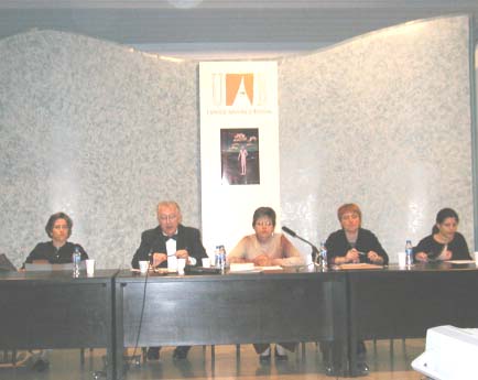 De Izda. a drcha.: Christina Karageorgou, Dru Dougherty, Carme Alerm, Josefa Bauló y Mª Fernanda Sánchez-Colomer