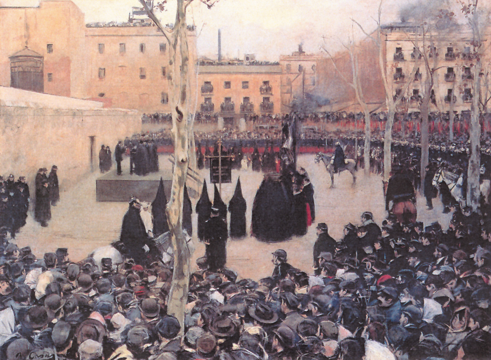 Ramon Casas, Garrote vil, 1894